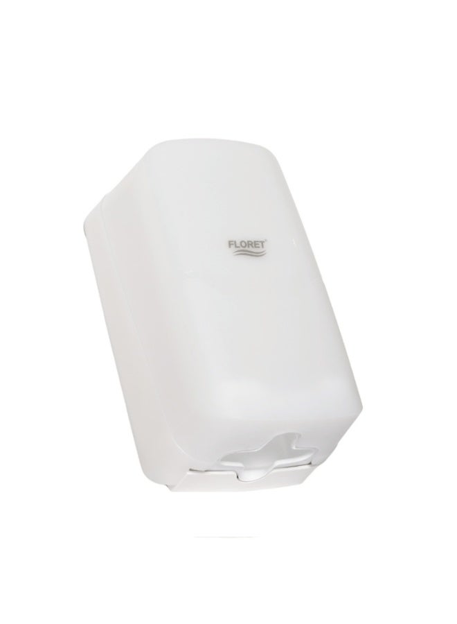 فلوريت حامل مناديل الحمام أبيض - Image 1